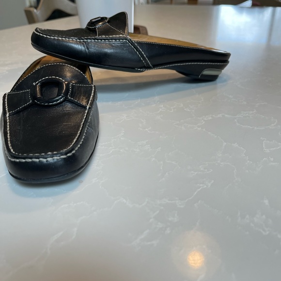 Cole Haan x Nike Air | Womens Black Leather Slip On Mules | Size 7.5 - Picture 14 of 14